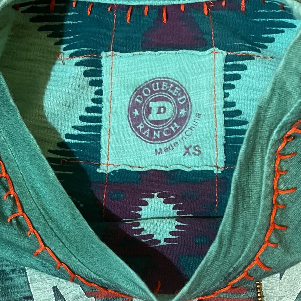 Double D Ranch T-Shirt, XS Oversized - Picture 3 of 8